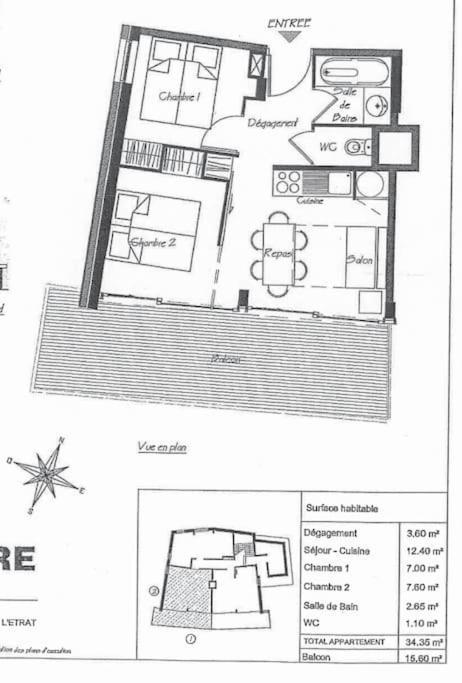 Appartement 35M2 Chamrousse Eksteriør bilde